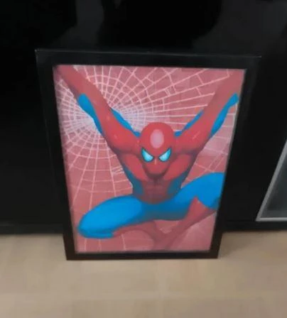 Cadre effigie spiderman 30x40 cm